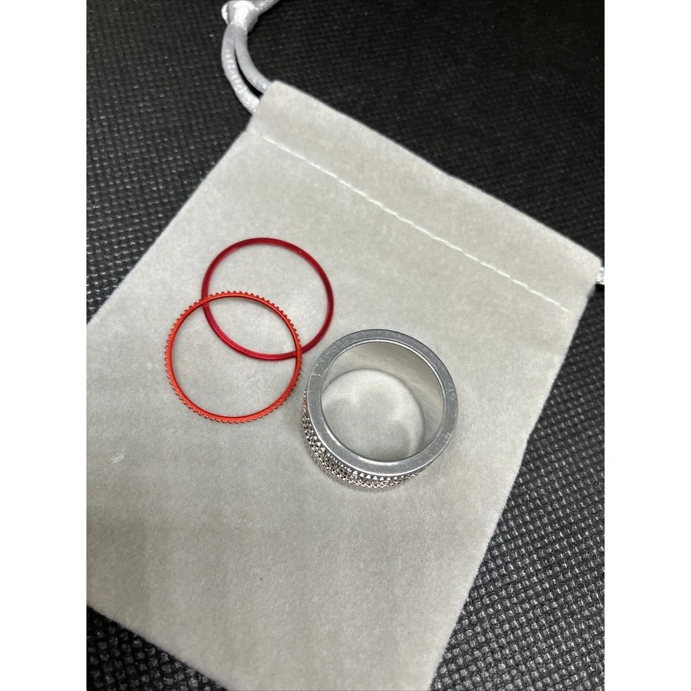 Meditation Prayer Band Silver Ring Spinner Rings. Bulk Pack. 10 Each Size 8 & 9